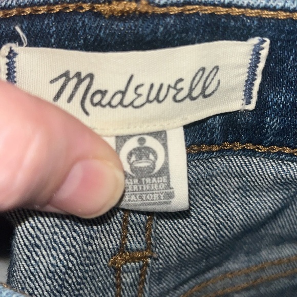 Madewell Skinny Flare Jeans in Lasalle Wash. - Picture 9 of 12